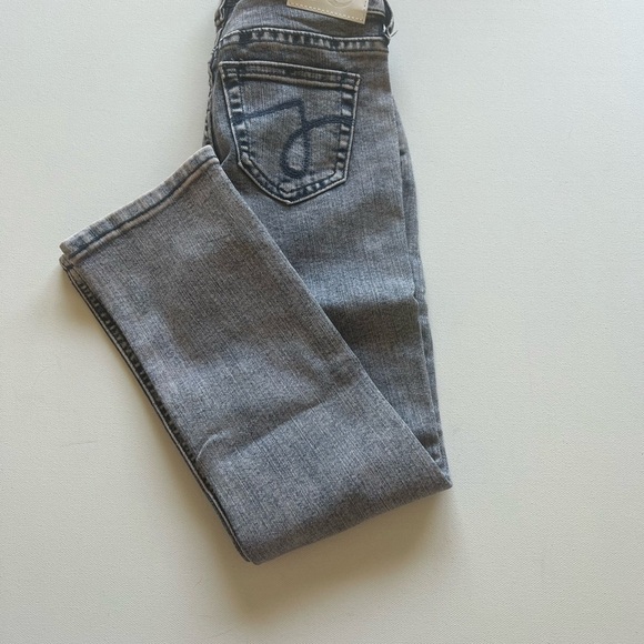 Juicy Couture Other - Juicy Couture Kids Mid Rise Straight Jean Girls Size‎ 7 Pink Tint Denim Stretch